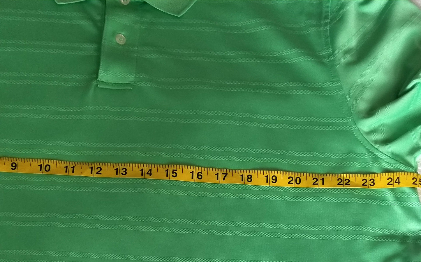 JA John Ashford Seafoam Green Polo Shirt XXL Easy Care Polyester Men's