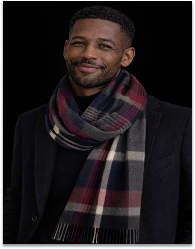 Men's Complementary Luxury Scarf