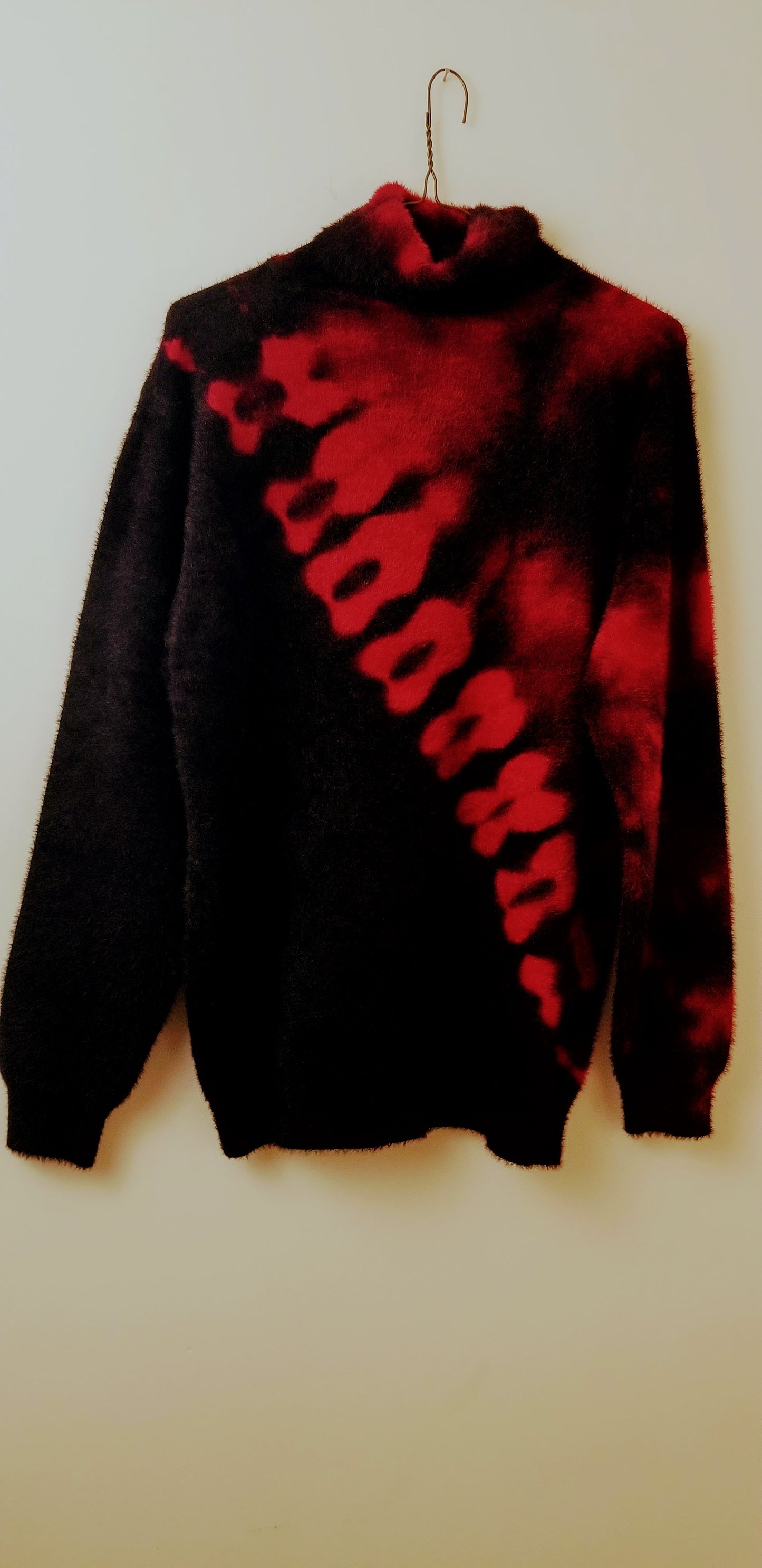 Adire Luxe Turtleneck Knit Sweater – Unique Pattern Statement Knitwear