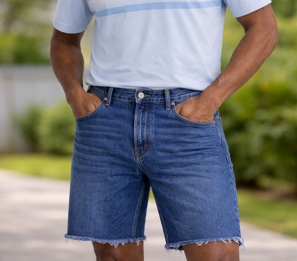 Wrangler Men’s Denim Shorts – Relaxed Fit (38x30)