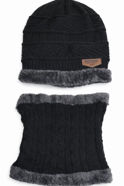 Adult Men's Winter Set – Hat & Neck Warmer