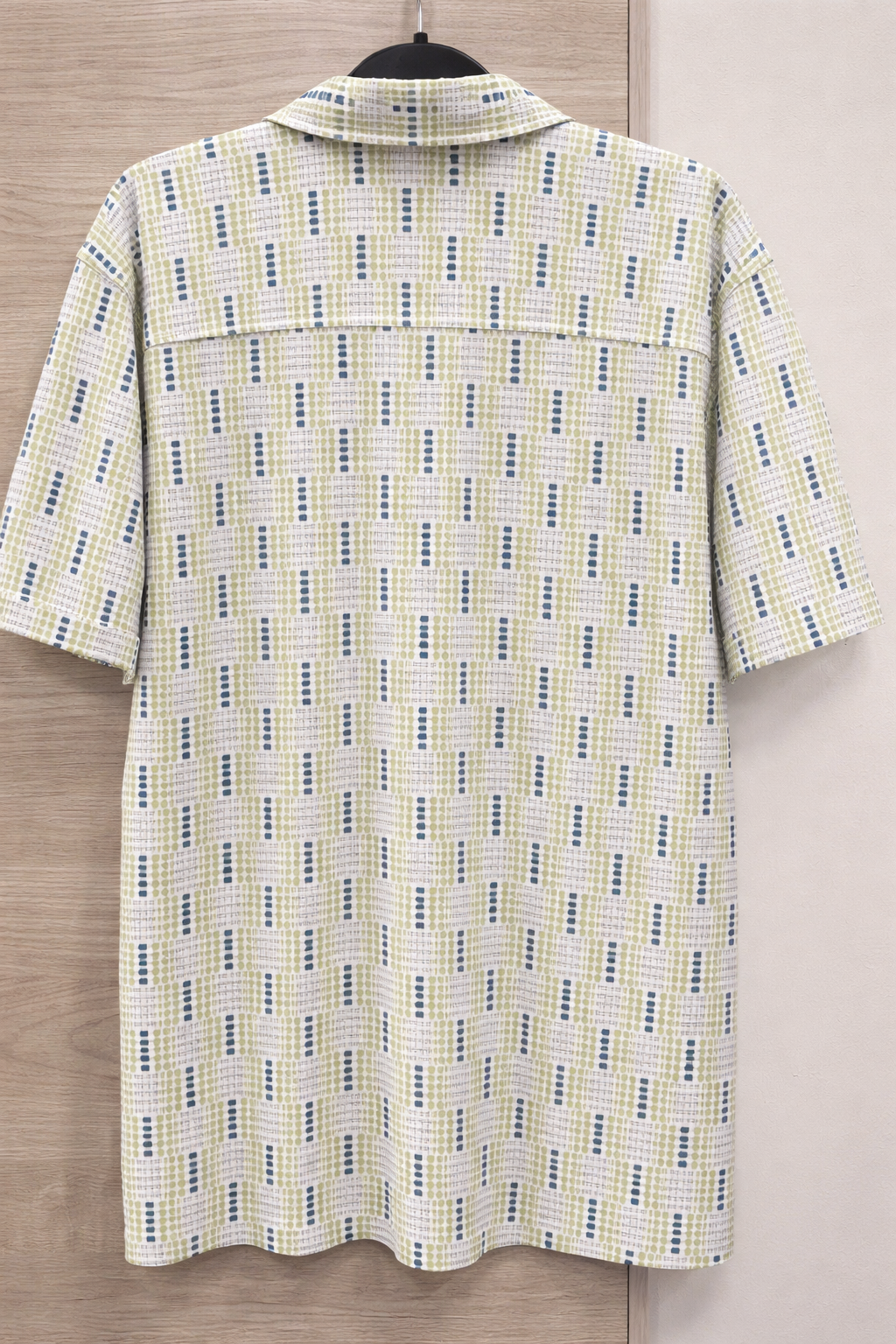 ALFANI XXL Designer Print Shirt – Luxury Casual Fit | Bold Green Pattern | Statement Summer Essential