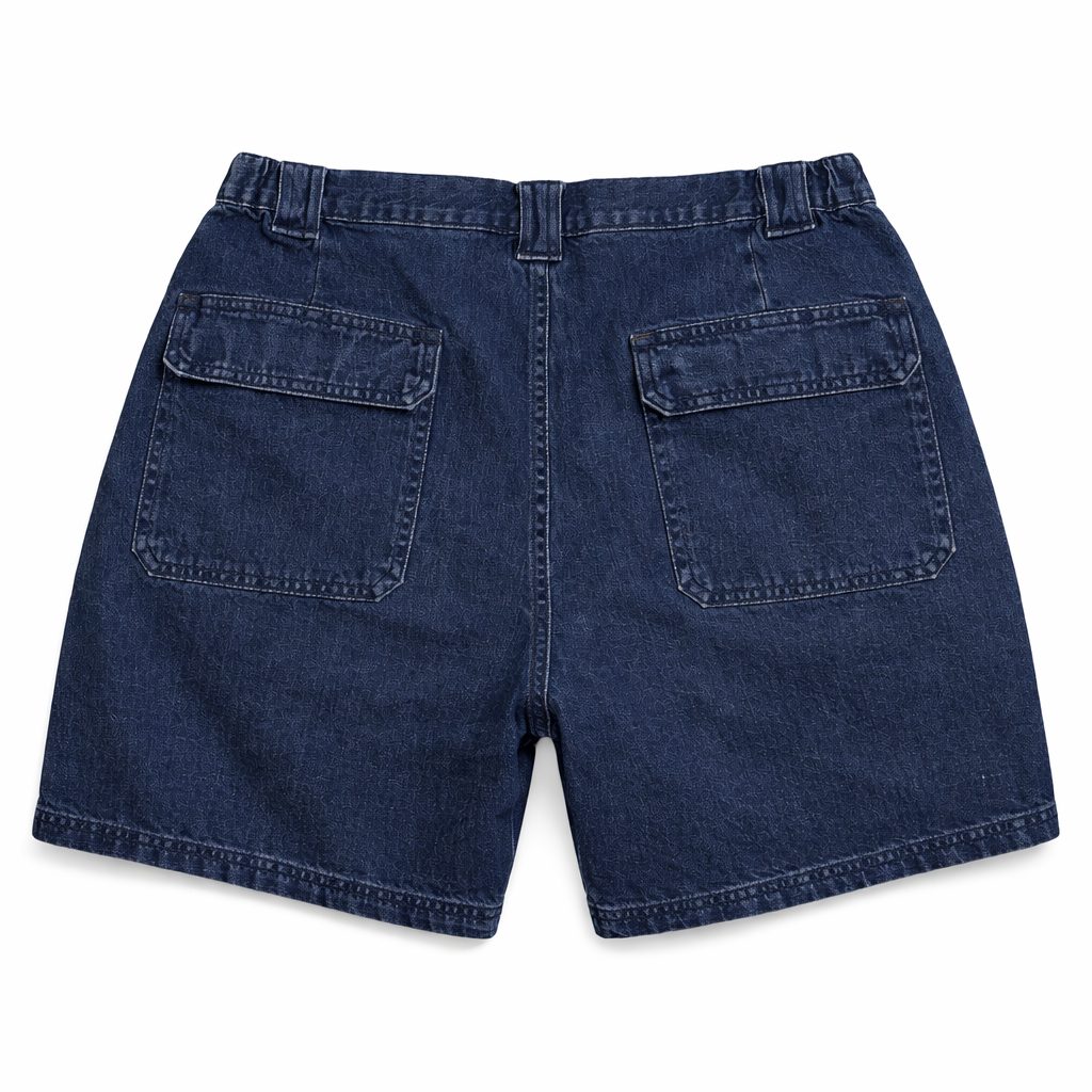 Men's Denim Cargo Shorts – Size 36