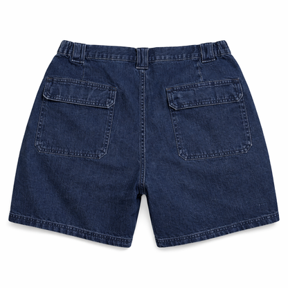 Men's Denim Cargo Shorts – Size 36