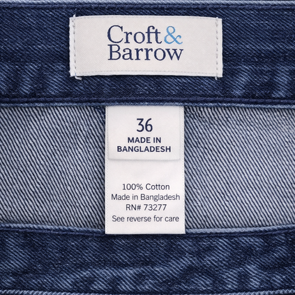 Men's Denim Cargo Shorts – Size 36