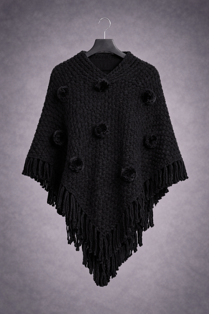 Women's Elegant Fringe Tassel with Pompom – Luxury Accessory