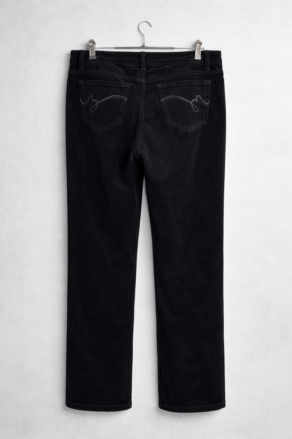 Black Corduroy Jeans-BandolinoBlu Black Jeans
