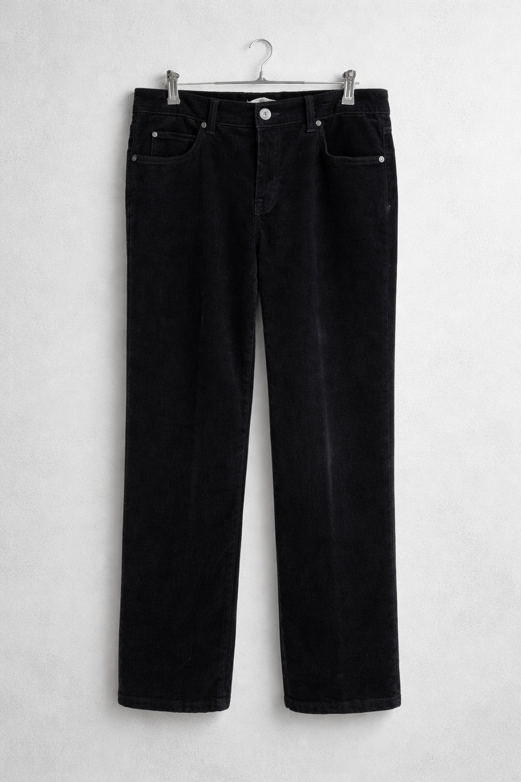 Black Corduroy Jeans-BandolinoBlu Black Jeans