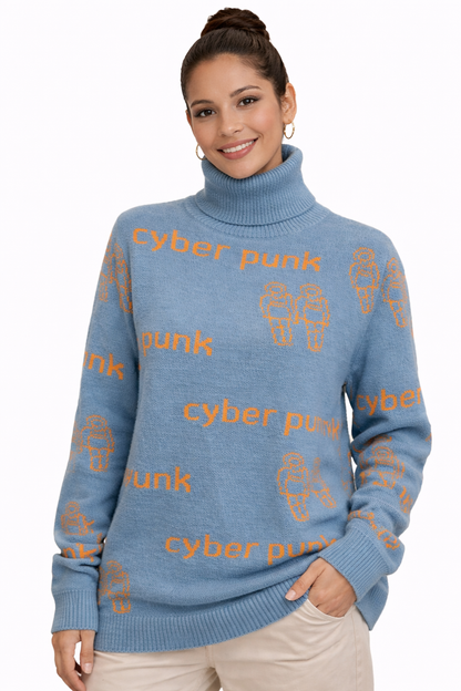 “Elite Comfort Graphic Knit – Premium Statement Sweater”