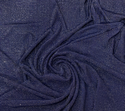 Premium Matte Bluish Fabric with Subtle Star Shimmer