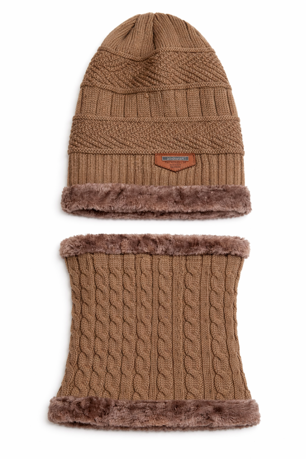 Adult Men's Winter Set – Hat & Neck Warmer