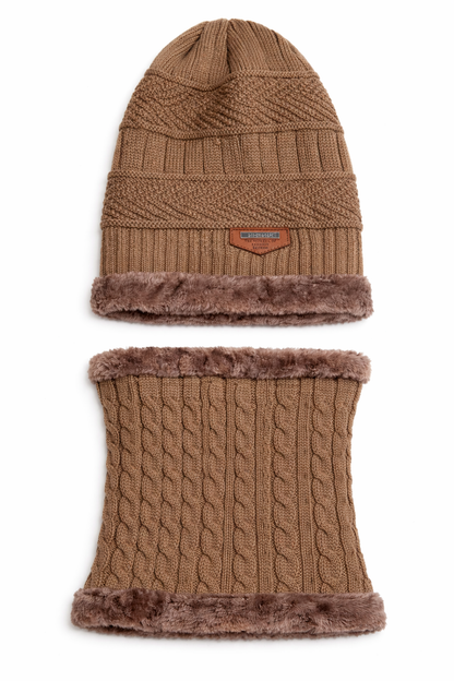 Adult Men's Winter Set – Hat & Neck Warmer