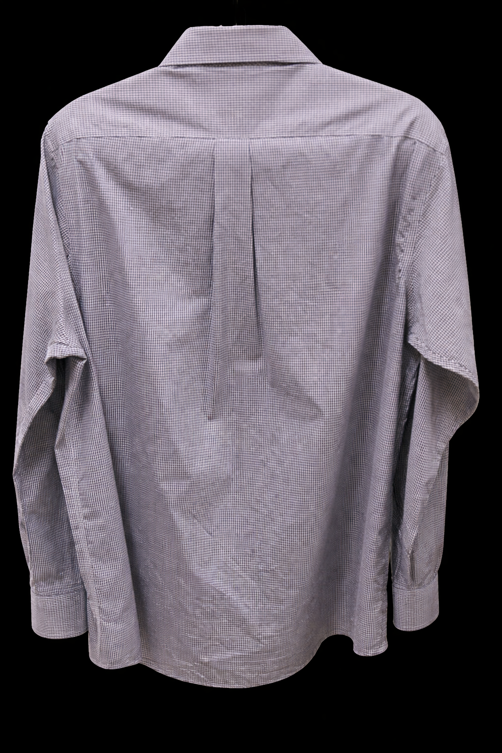 Classic Blue Check Cotton Shirt – Club Room Performance Fit