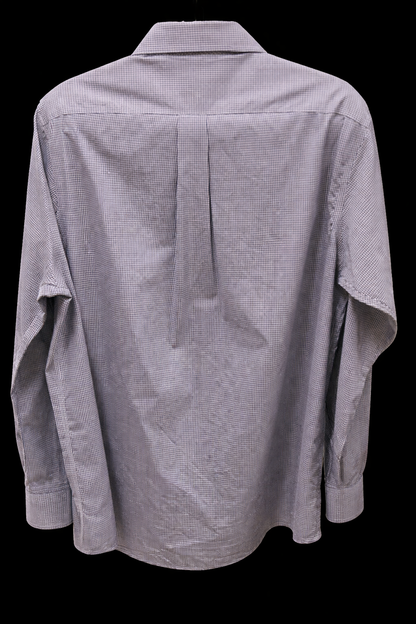Classic Blue Check Cotton Shirt – Club Room Performance Fit