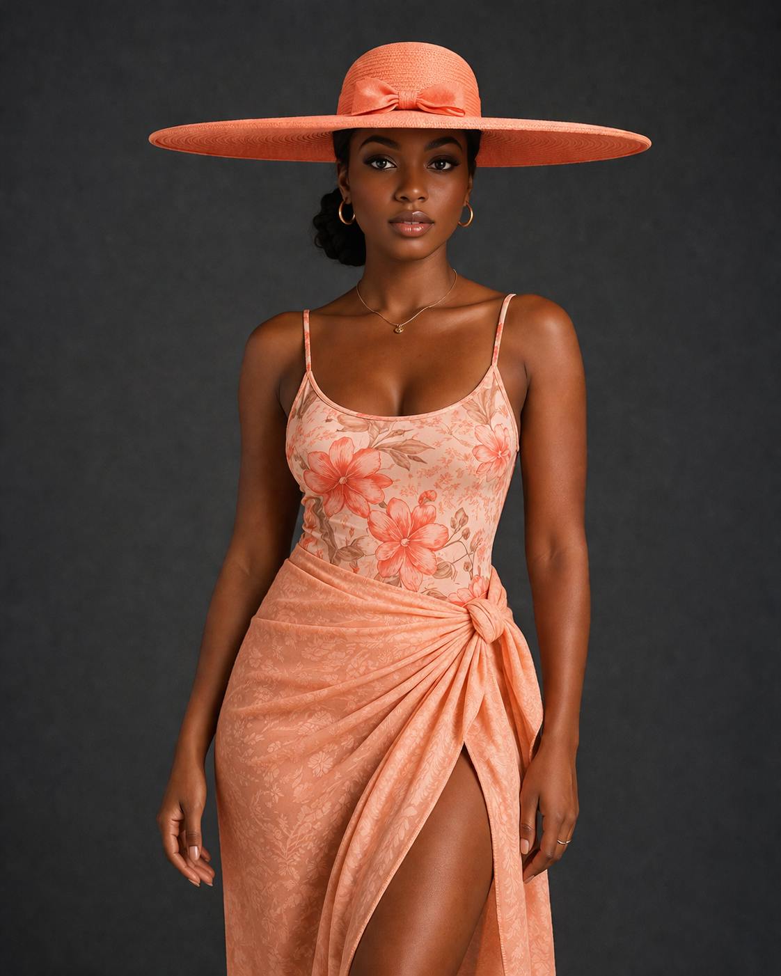Luxury Wide-Brim Sun Protection Hats – Matching Ribbon Summer Collection | Elegant UV Shield Fashion Hats for Women