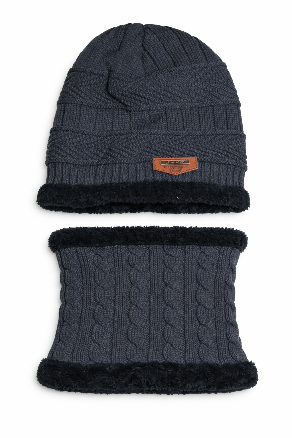 Unisex Kids Winter Set – Hat & Neck Warmer