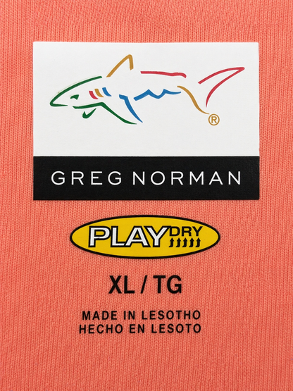 Greg Norman Play Dry Striped Polo Shirt
