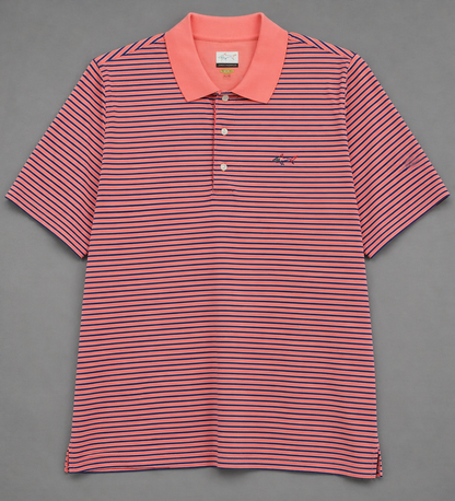 Greg Norman Play Dry Striped Polo Shirt