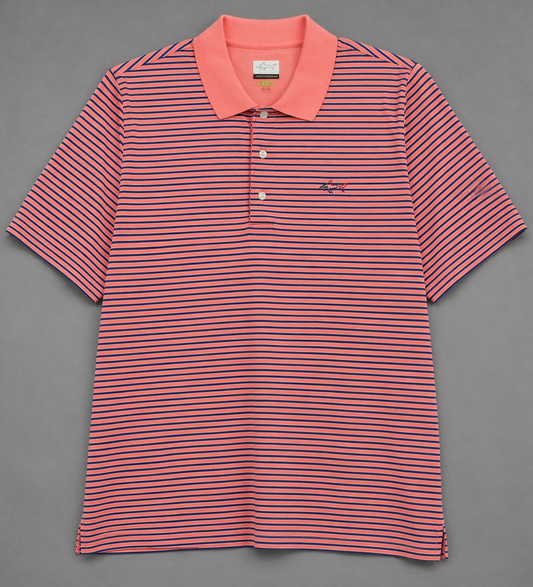 Greg Norman Play Dry Striped Polo Shirt