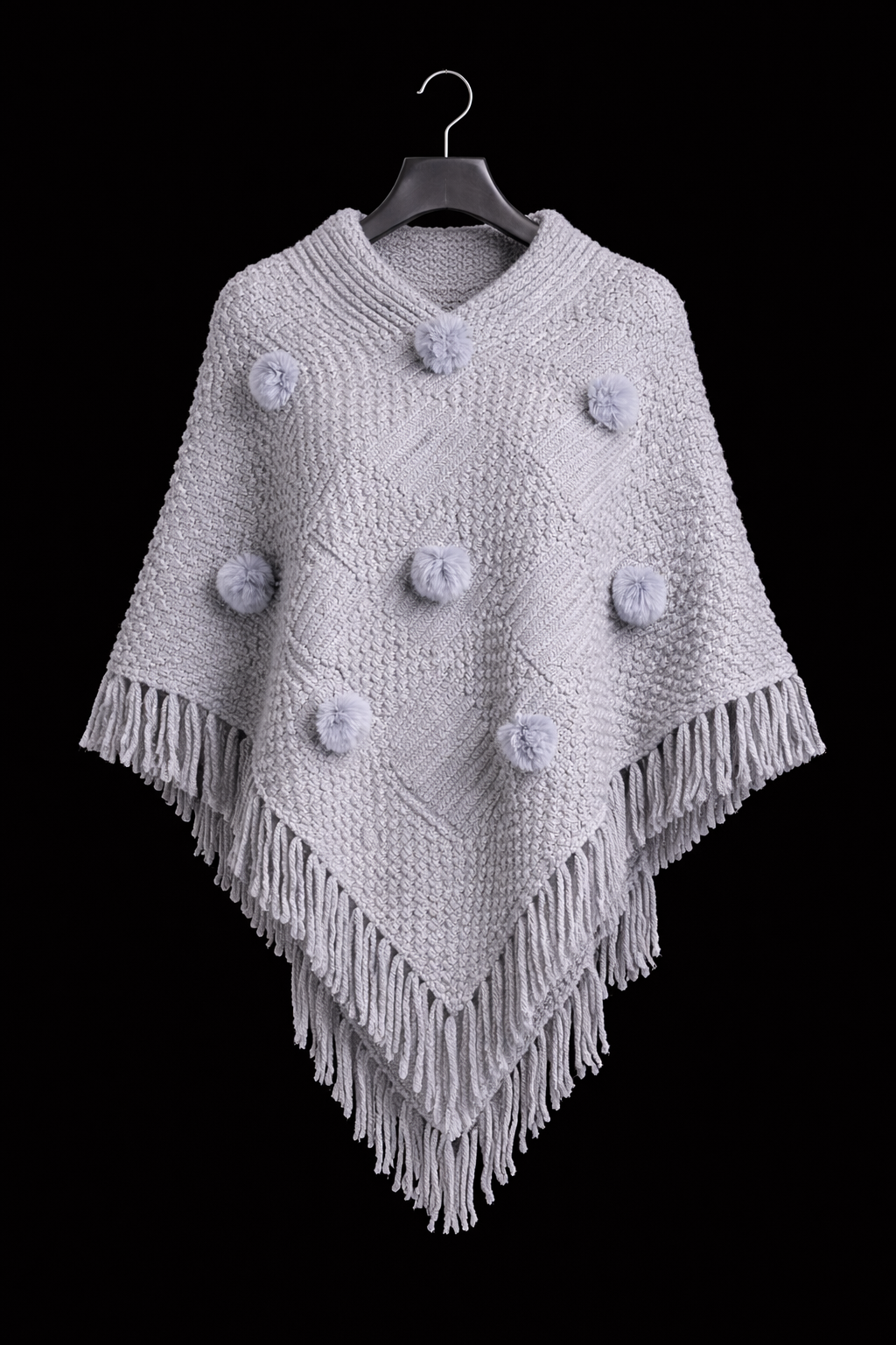 Women's Elegant Fringe Tassel with Pompom – Luxury Accessory