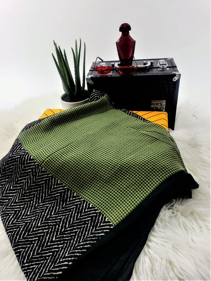 Monochrome Verde Signature Scarf