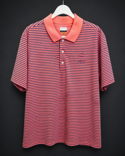 Greg Norman Play Dry Striped Polo Shirt