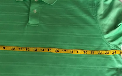 JA John Ashford Seafoam Green Polo Shirt XXL Easy Care Polyester Men's