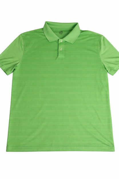 JA John Ashford Seafoam Green Polo Shirt XXL Easy Care Polyester Men's