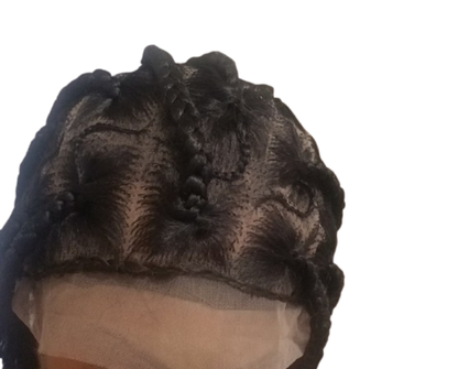 Luxury Singles Braided Lace Wig – Long Individual Box Braids | Full Length Braided Wig with Natural Lace Base