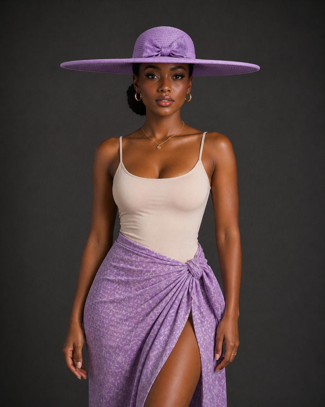 Luxury Wide-Brim Sun Protection Hats – Matching Ribbon Summer Collection | Elegant UV Shield Fashion Hats for Women