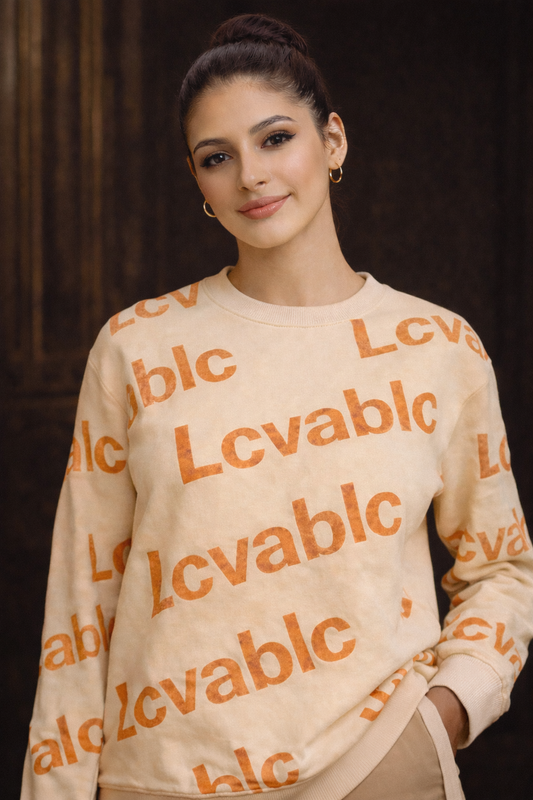 LCVABLE Signature Monogram Sweatshirt – Modern Statement Knit