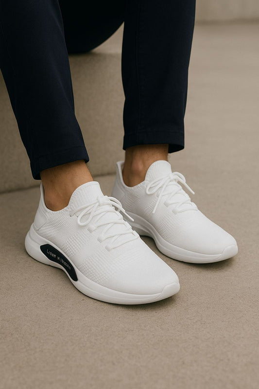 Men’s White Canvas Sneakers