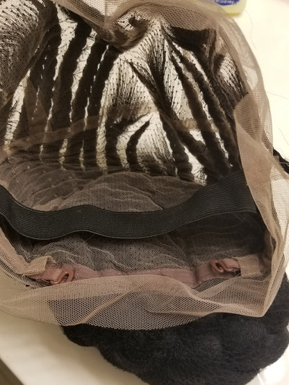 Skull-Cap Braided Wig – Intricate Close-Up Style