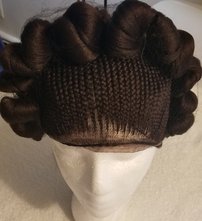 Signature Crown Bantu Wig – Luxury Sculpted Braided Style