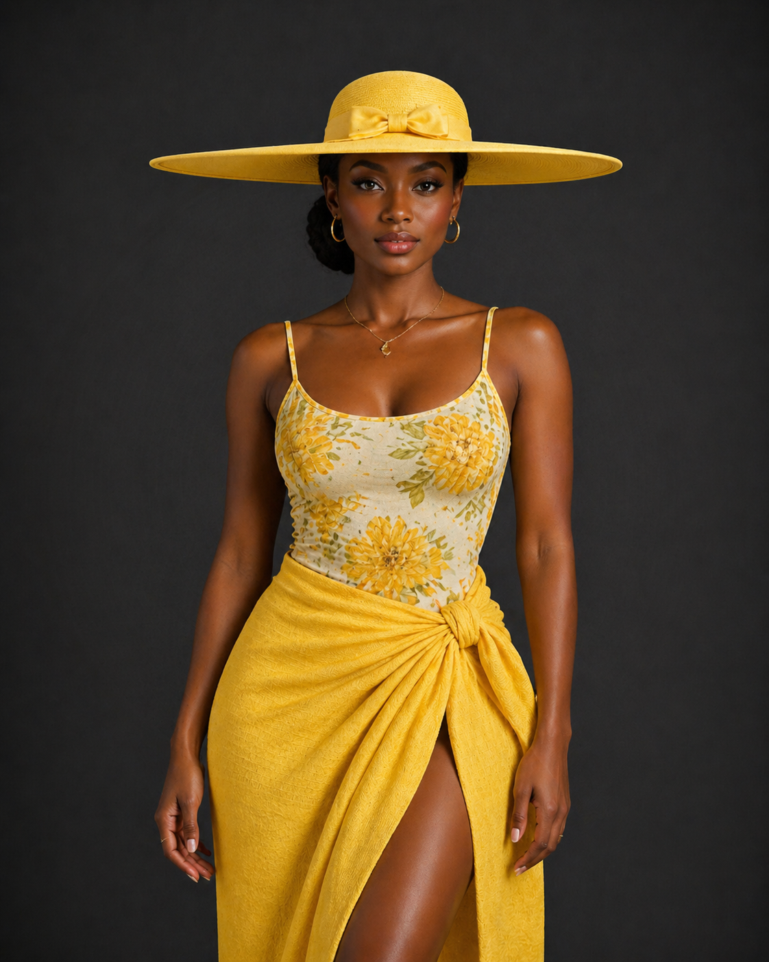 Luxury Wide-Brim Sun Protection Hats – Matching Ribbon Summer Collection | Elegant UV Shield Fashion Hats for Women