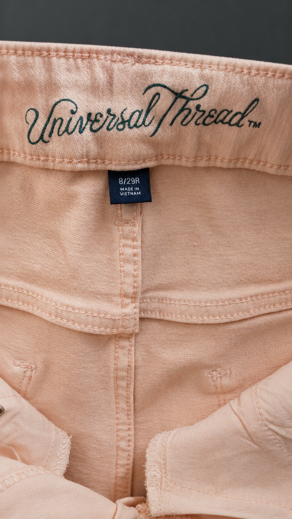 Universal Thread Light Orange Jeans – Women’s Curated Denim, Good Condition, Waist 32"
