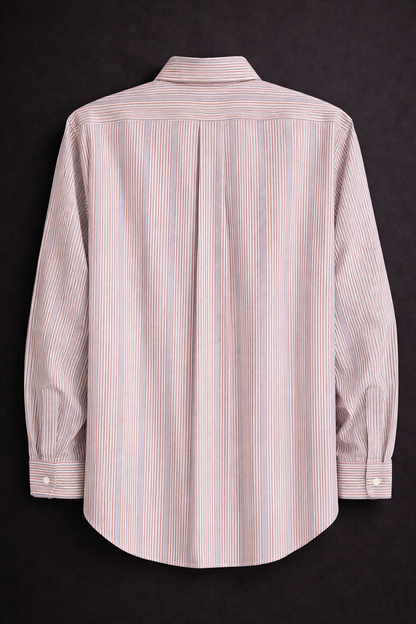 Van Heusen 417 Striped Dress Shirt – Cotton Blend | Long Sleeve
