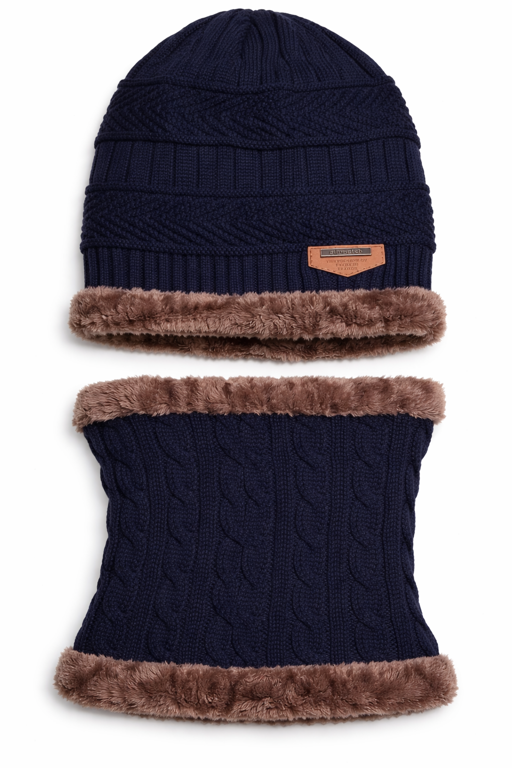 Adult Men's Winter Set – Hat & Neck Warmer