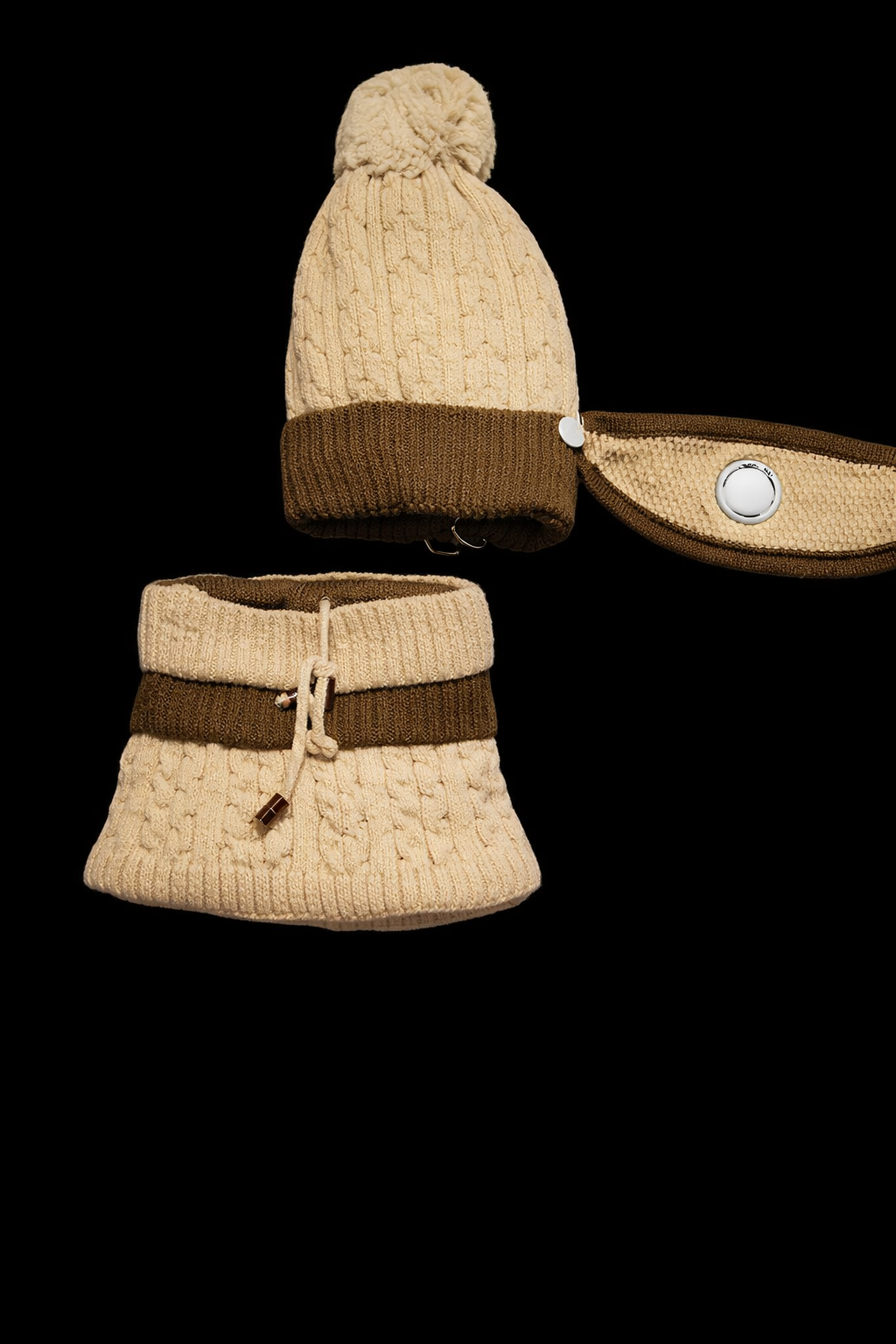 Adult Women's Winter Set – Hat, Neck Warmer & Nose Cover