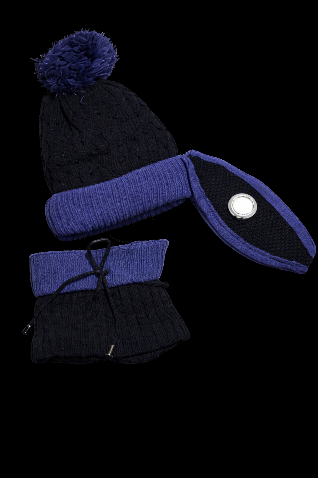 Adult Women's Winter Set – Hat, Neck Warmer & Nose Cover