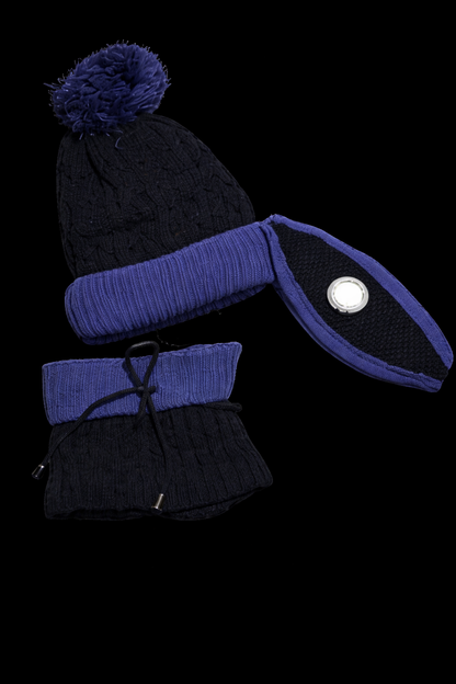 Adult Women's Winter Set – Hat, Neck Warmer & Nose Cover