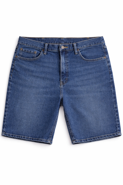 Wrangler Men’s Denim Shorts – Relaxed Fit Size 34 Classic Blue