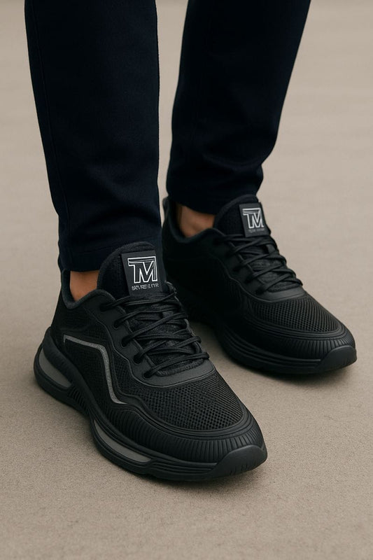 Men’s Black Canvas Sneakers