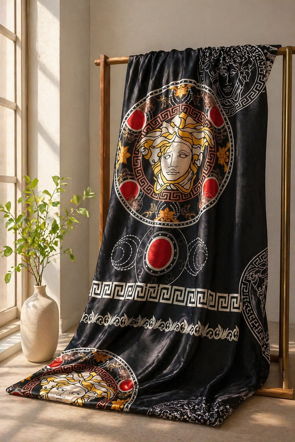 Royal Medusa Luxe 4-Way Stretch Fabric