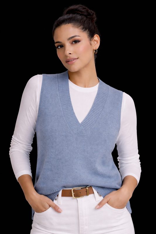 Soft Touch Classic Knit Vest – Women’s Essential Layer.