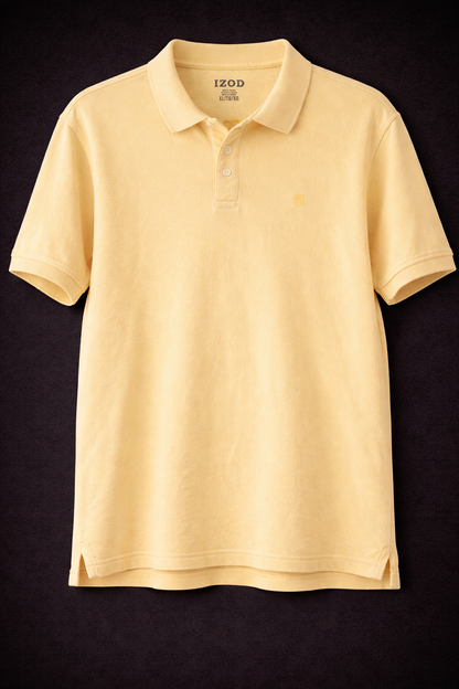 IZOD Butter-Color 100% Cotton Polo – Pre-Owned (Excellent Condition)