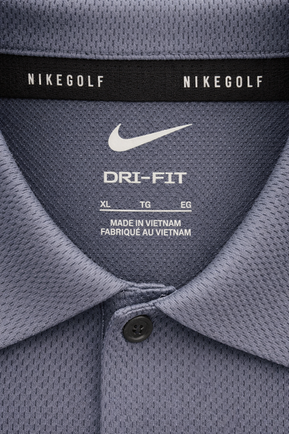 Nike Golf Dri-FIT Slate Grey Performance Polo Shirt – Breathable Athletic Golf Tee XL