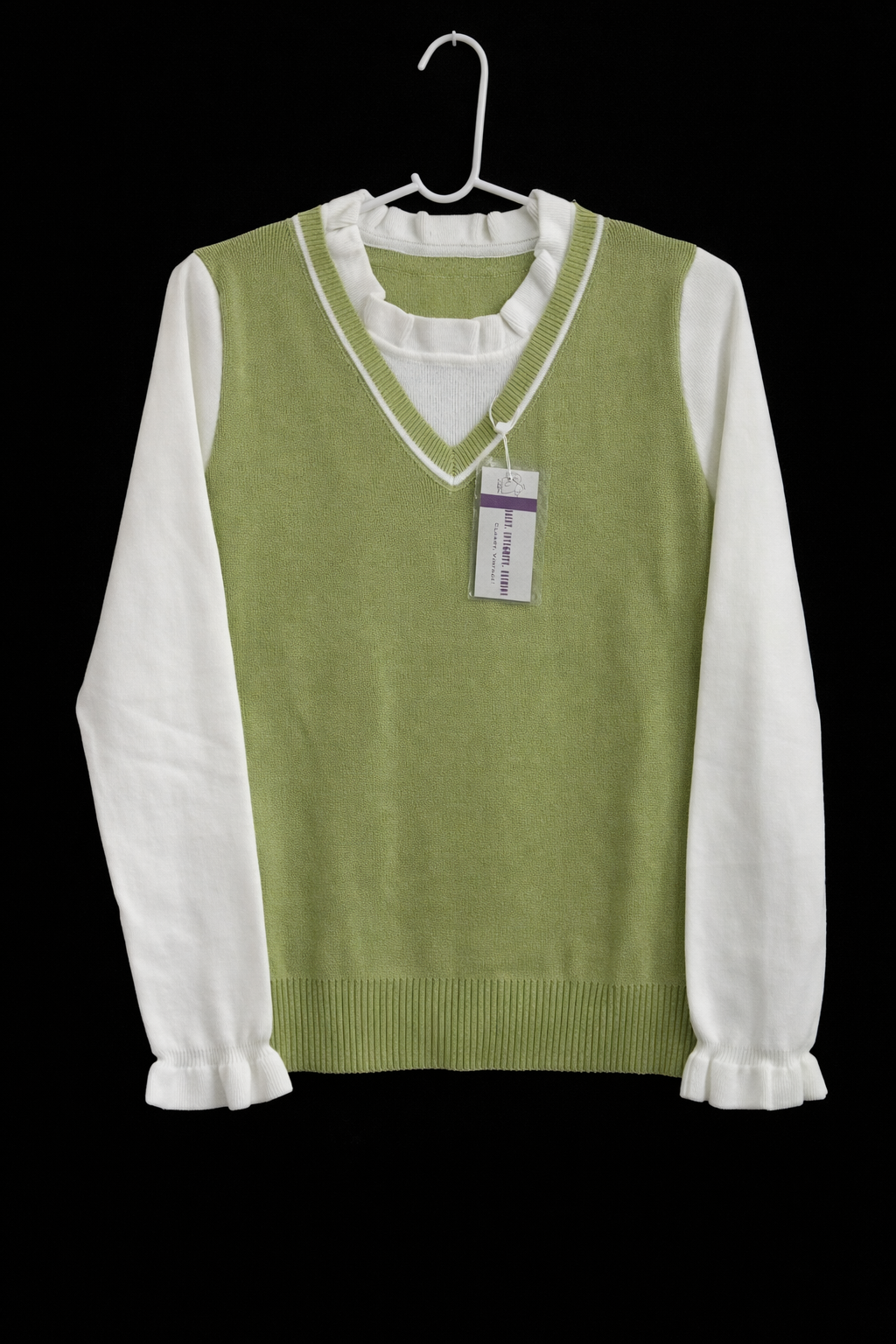 Luxurious Layered Vest Sweater-“Timeless Elegance Layered Vest Series”