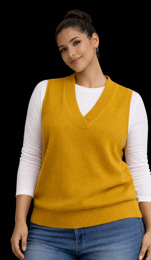 Soft Touch Classic Knit Vest – Women’s Essential Layer.