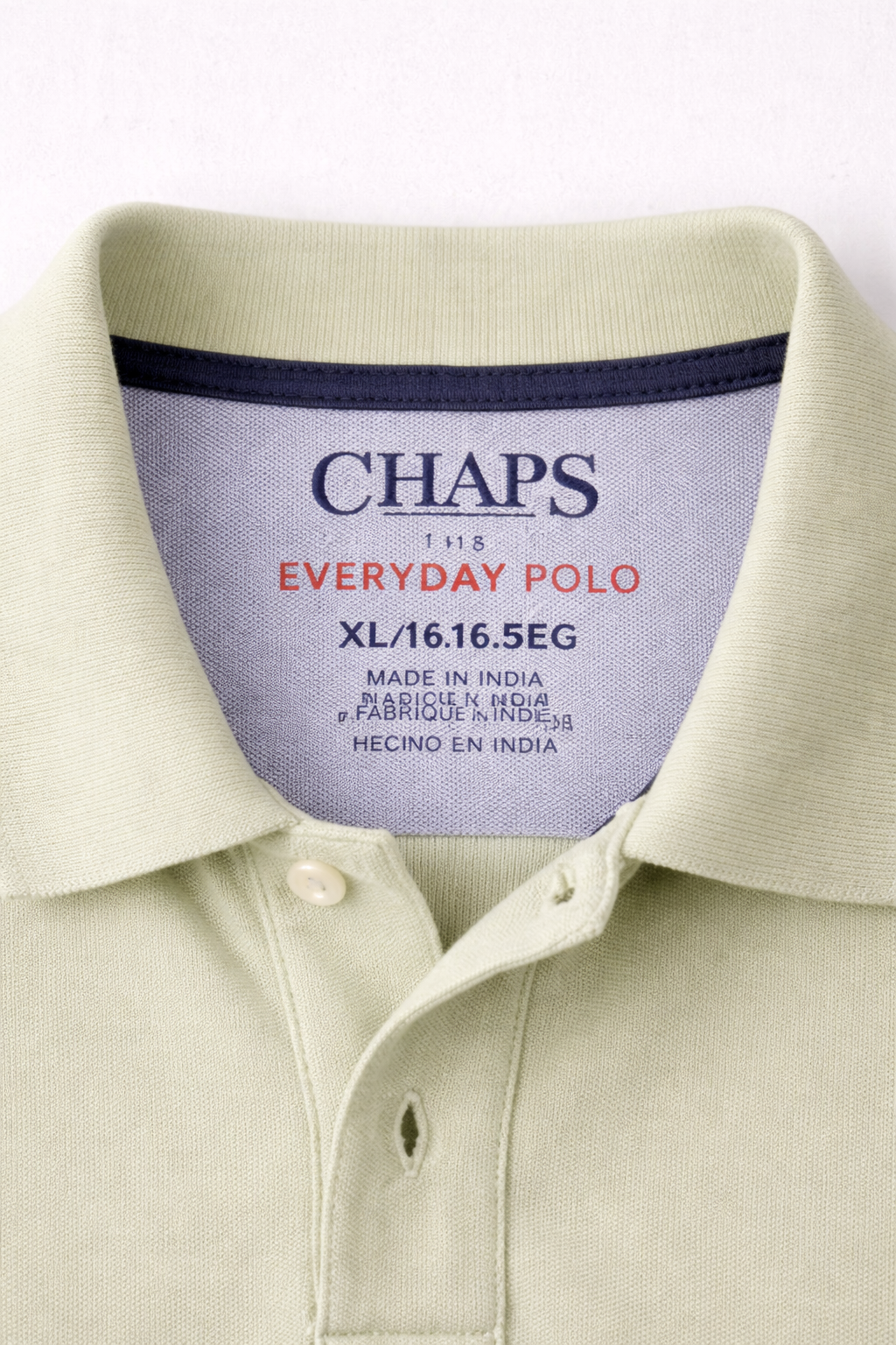 CHAPS Men's Cotton Polo Shirt – Classic Fit – Pre-Owned